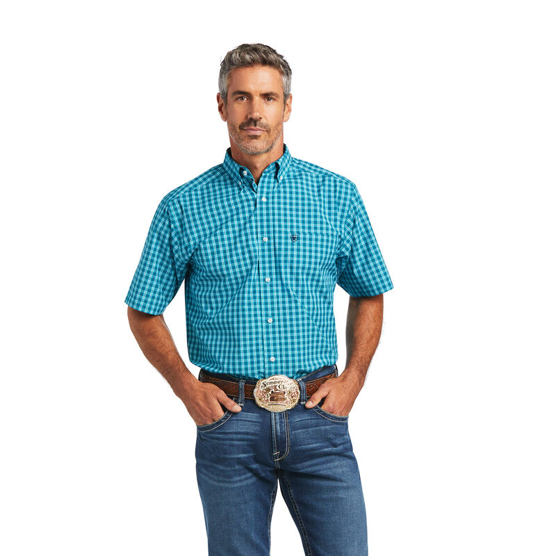 Ariat Hemden Herren - Pro Series Ignatius Classic Fit Blau ( MQZSU-9403 )